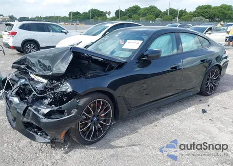 2024 BMW I4 M50 z USA, uszkodzony, nr VIN WBY33AW07RFS22450